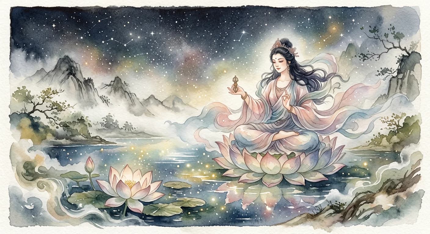 Artistic representation of dakini