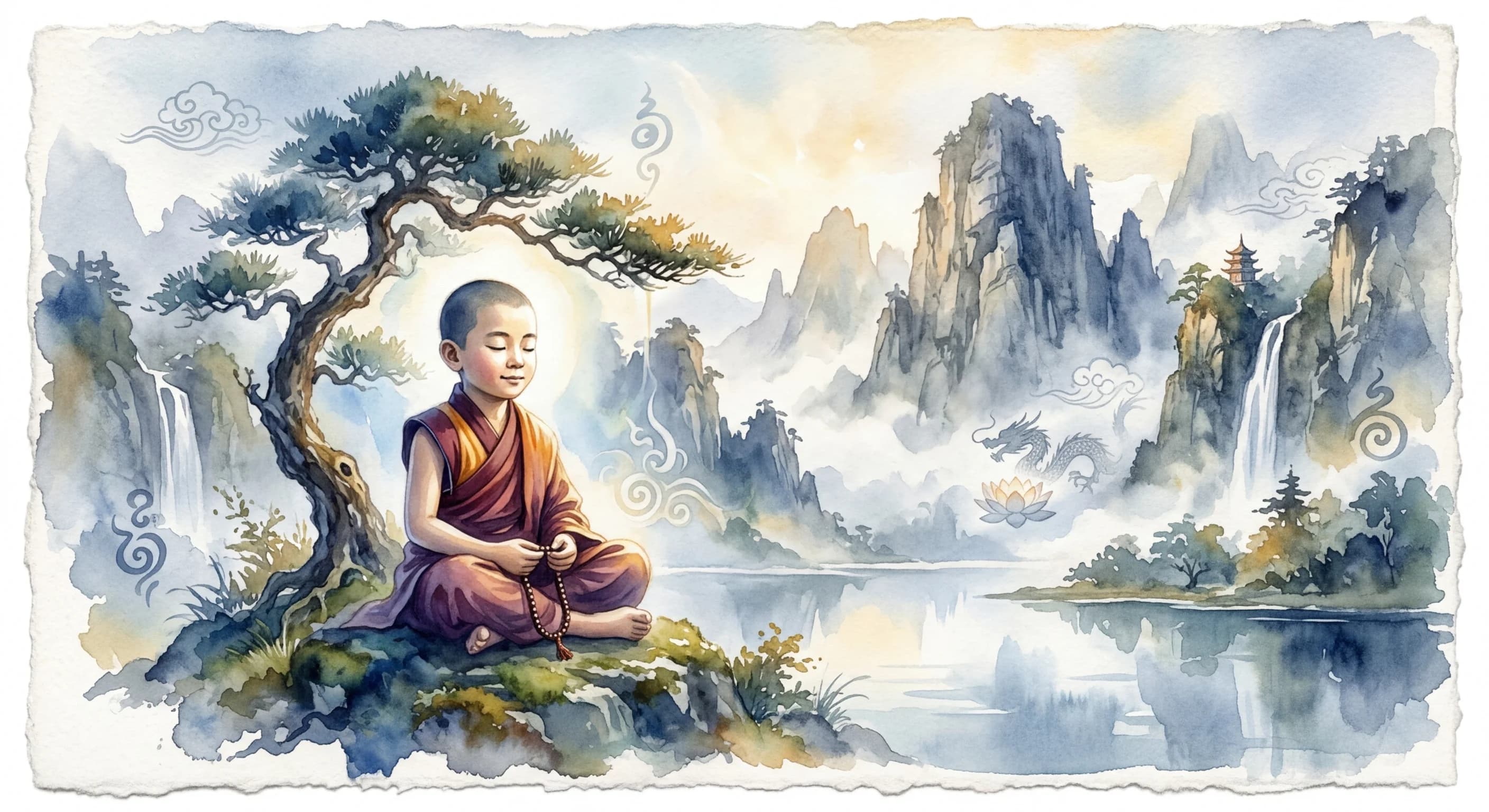 Artistic representation of tulku