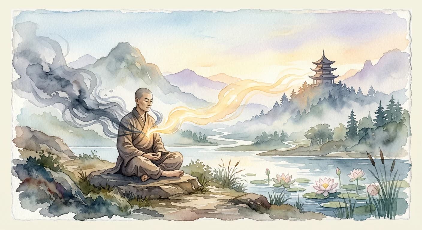 Artistic representation of Tonglen