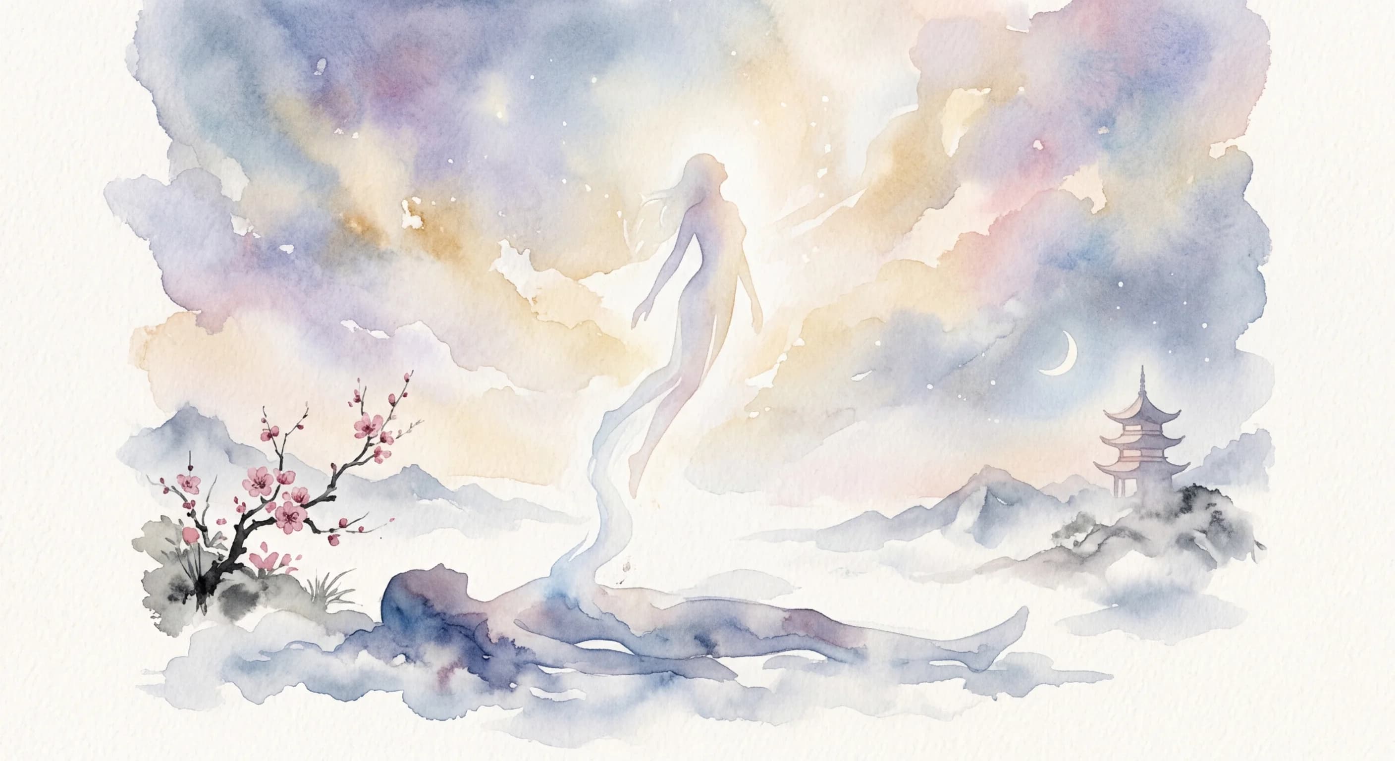 Artistic representation of phowa