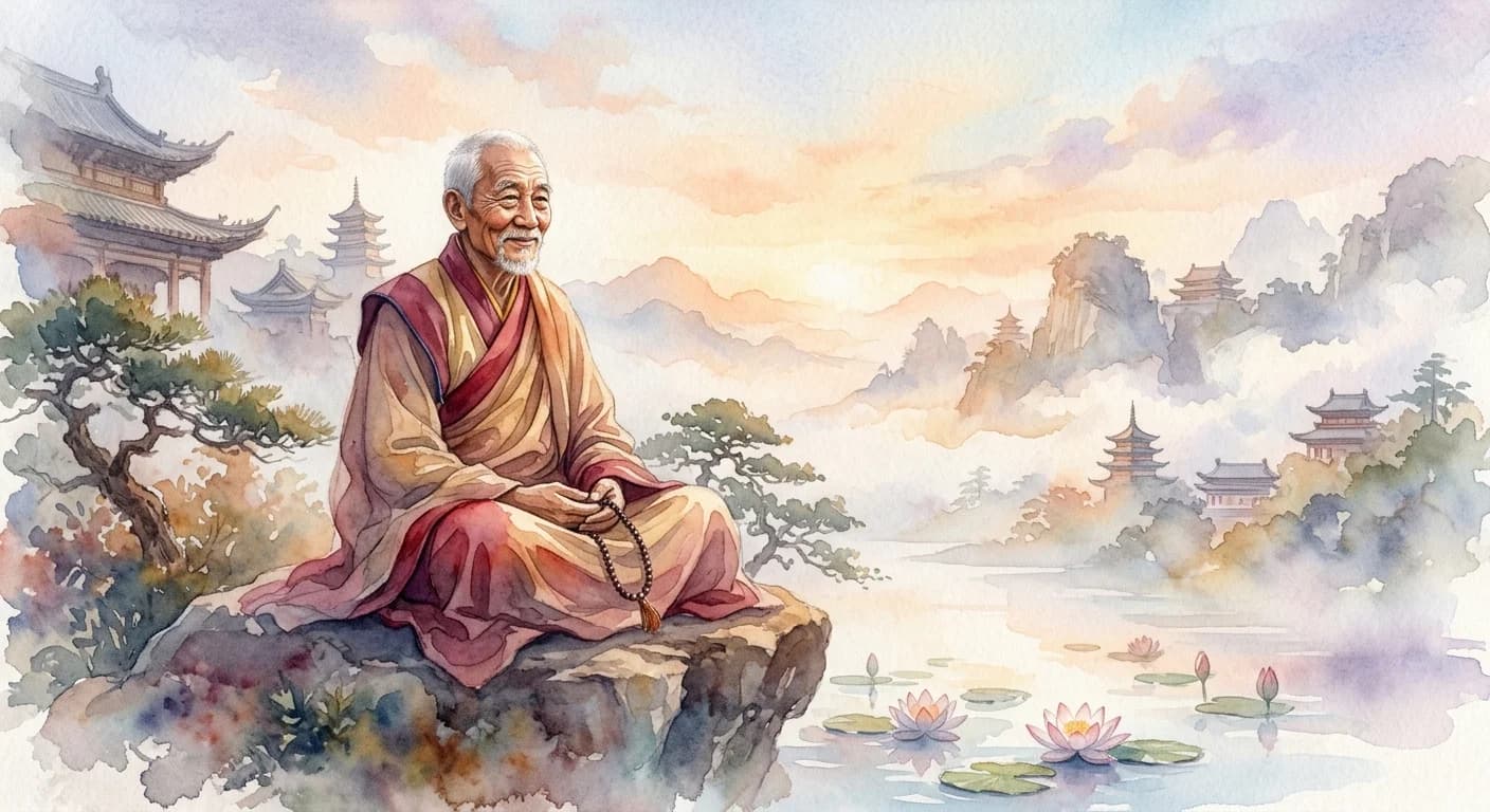 Artistic representation of khenpo