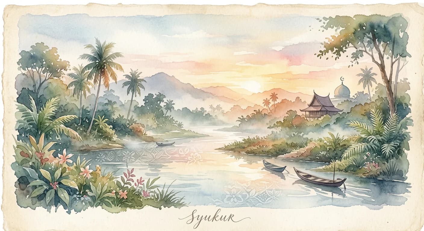 Artistic representation of Syukur