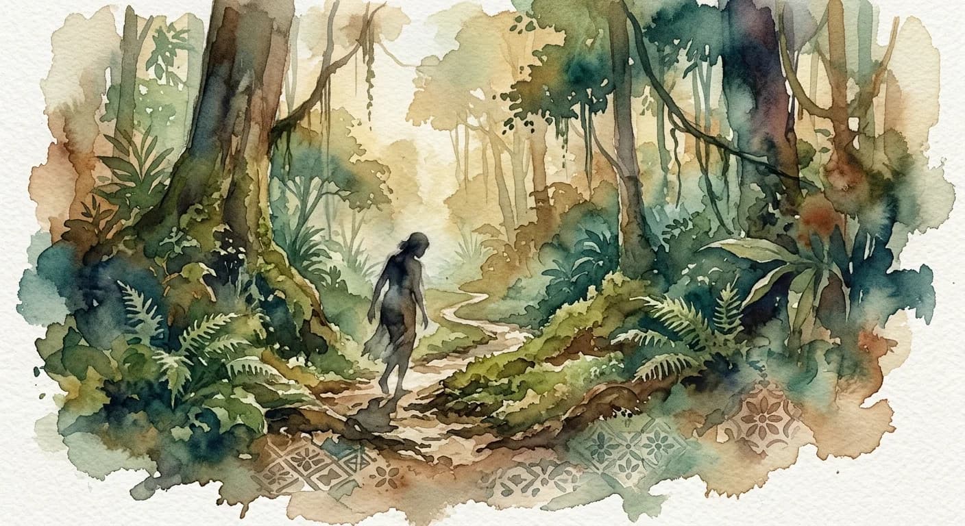 Artistic representation of Terhegeh-hegeh