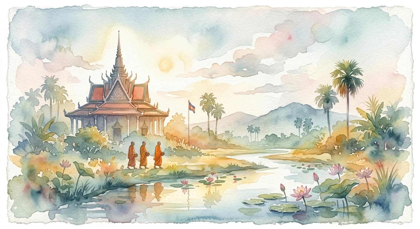 Artistic representation of បុណ្យ
