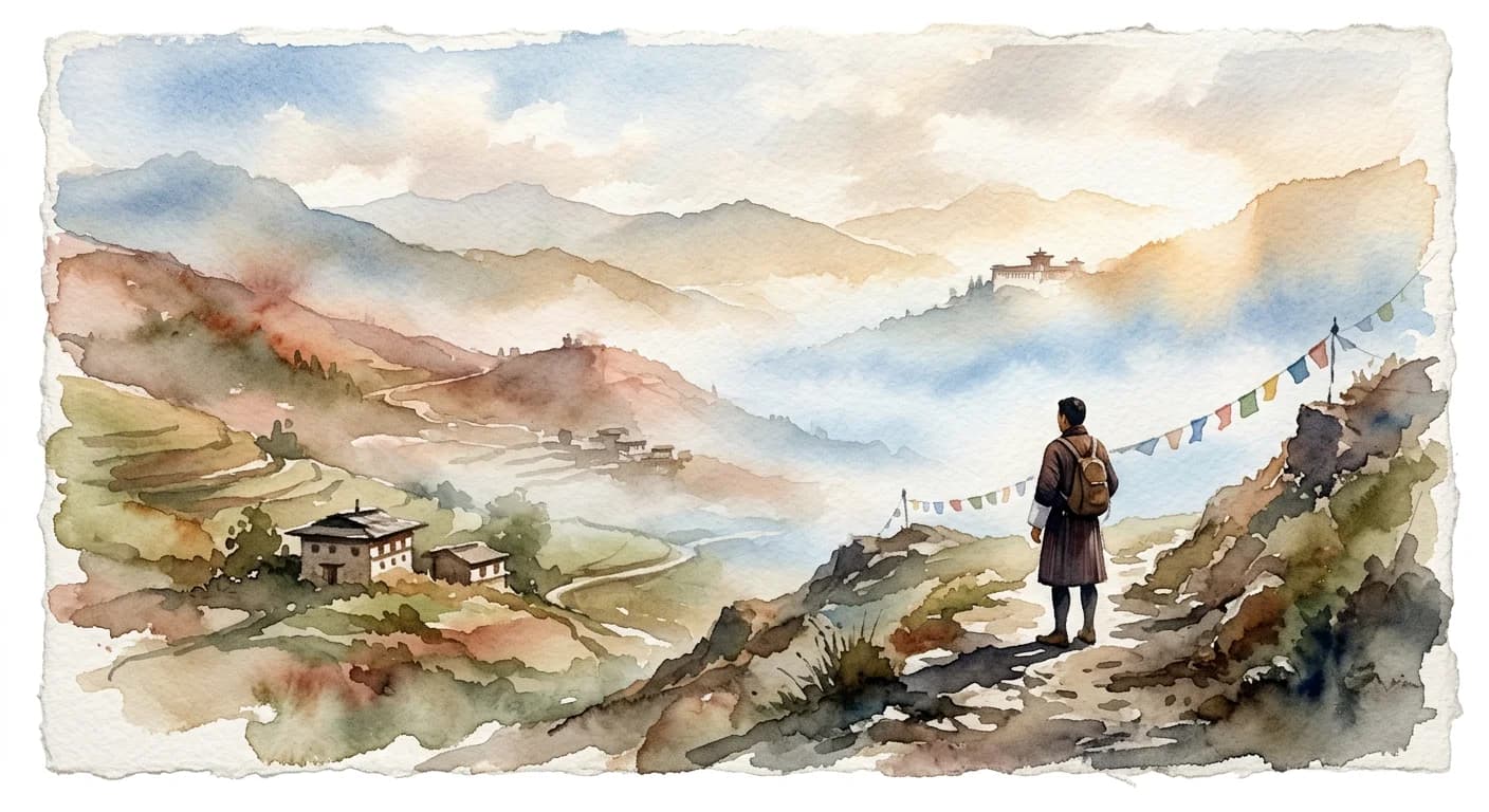 Artistic representation of Bhuntan
