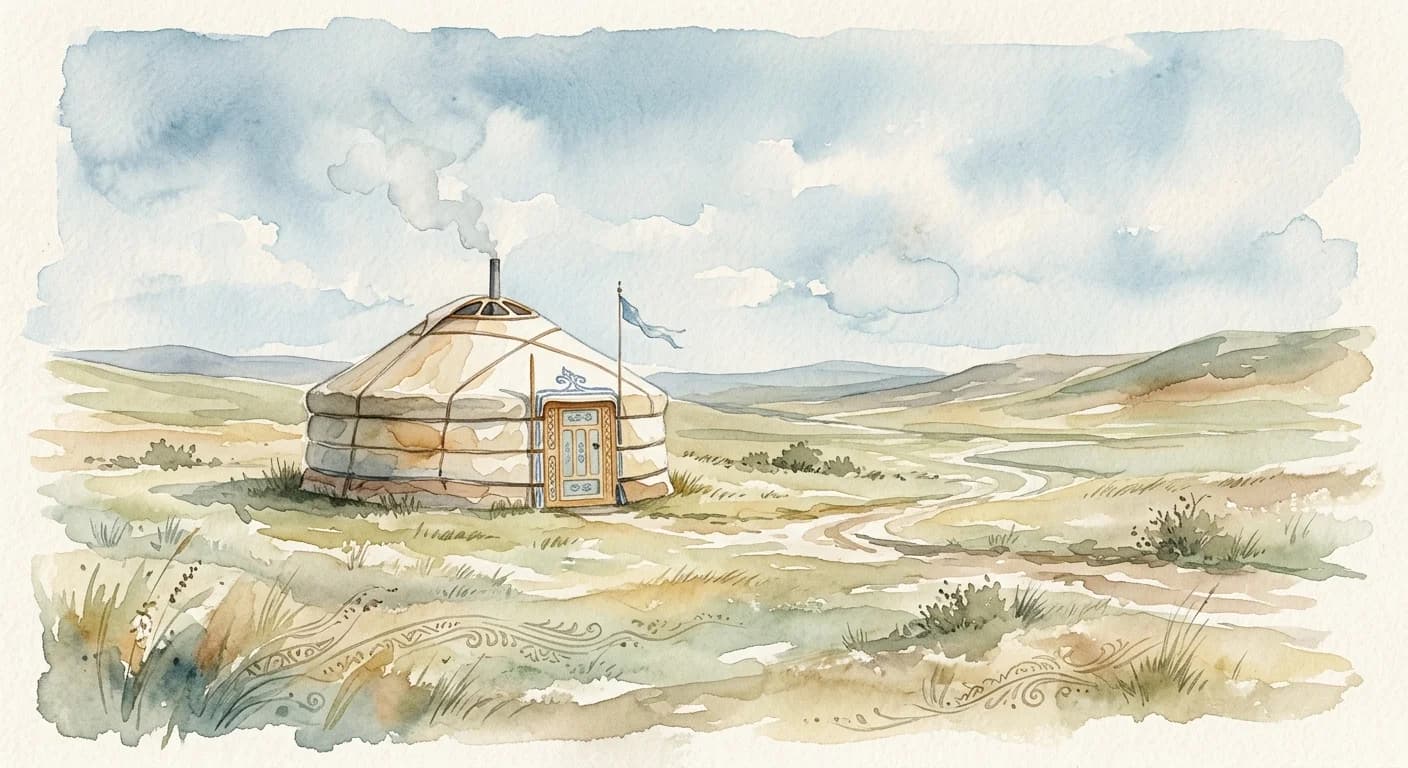 Artistic representation of Гэр (Ger)