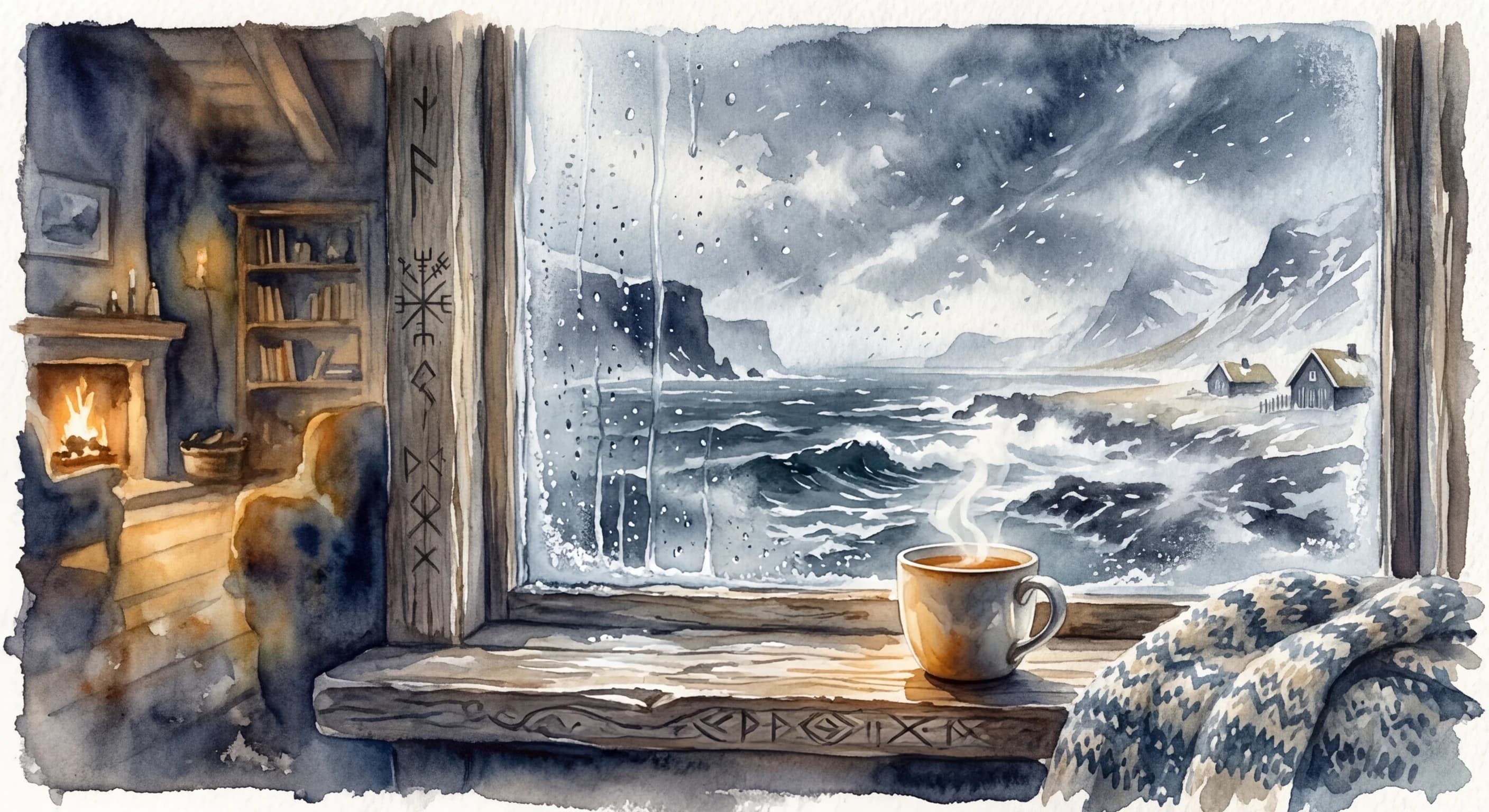Artistic representation of Gluggaveður