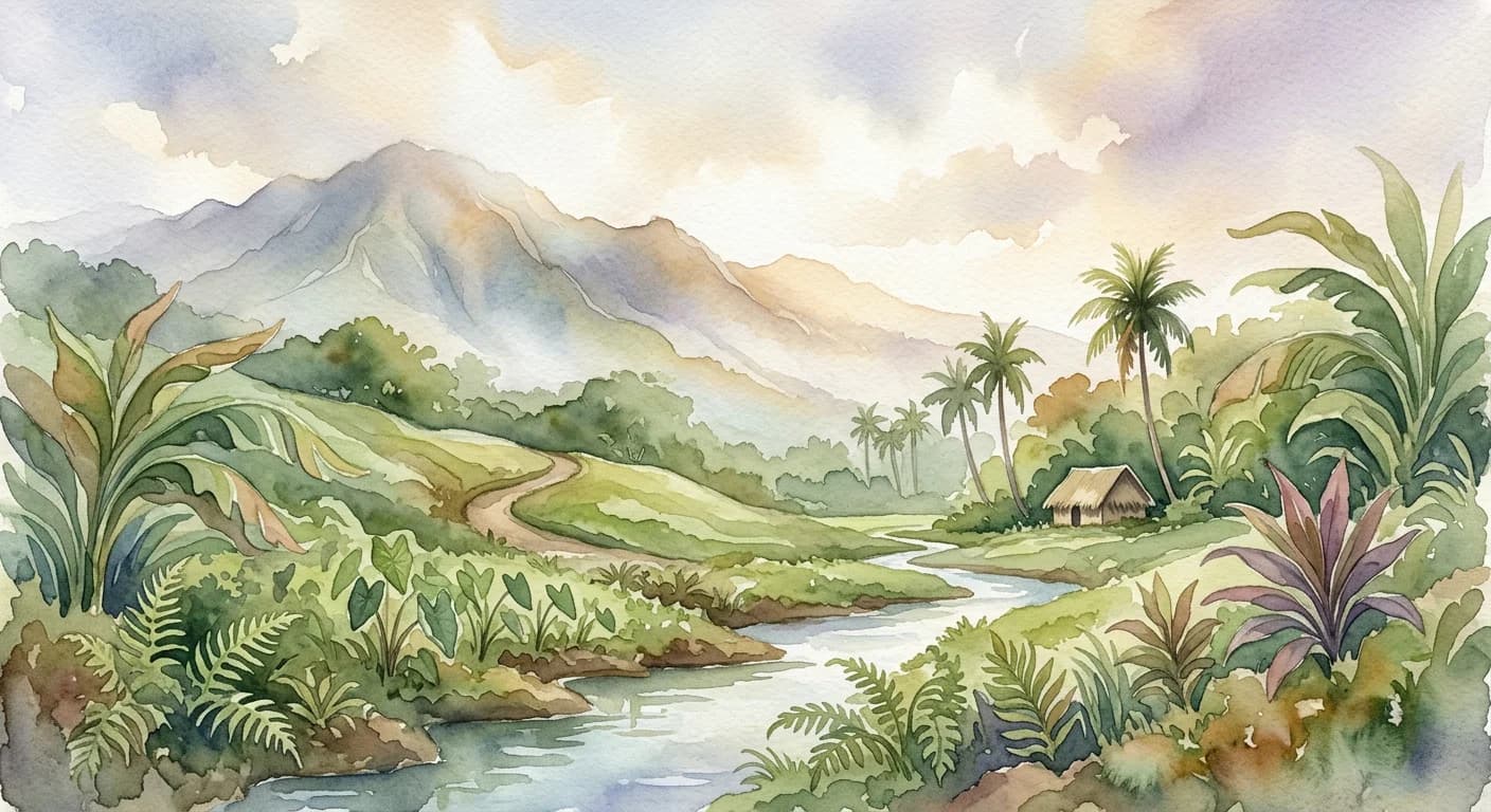 Artistic representation of Aloha 'āina