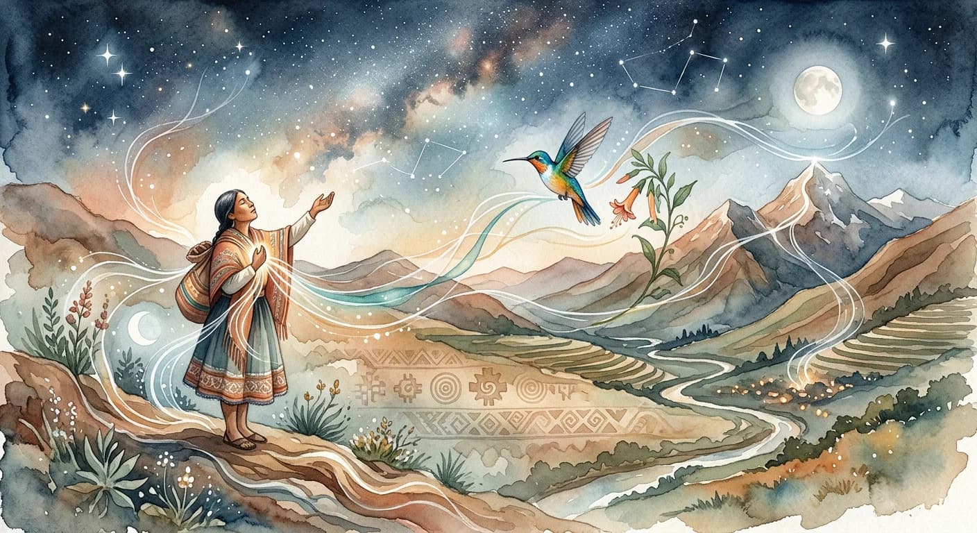 Artistic representation of Munay