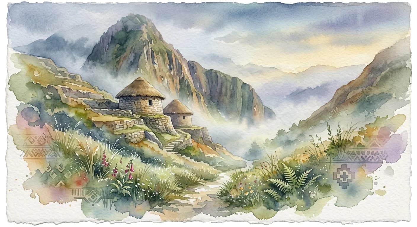 Artistic representation of Qollqa