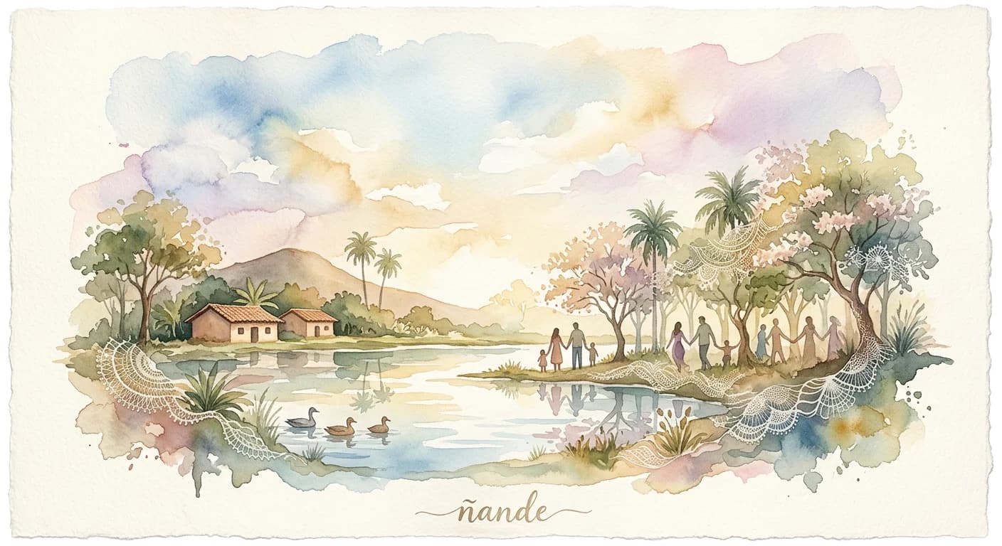 Artistic representation of Ñande