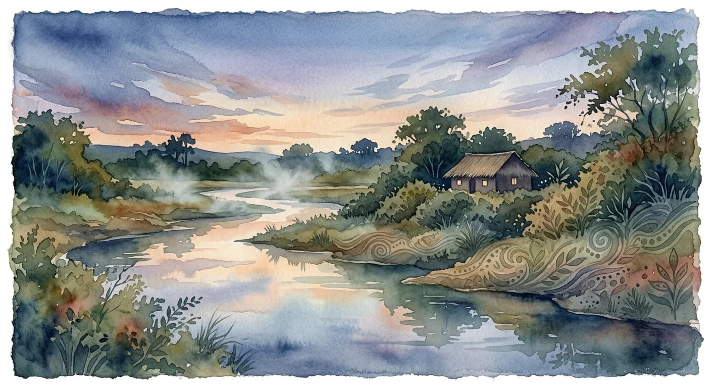 Artistic representation of Avañe'ẽ