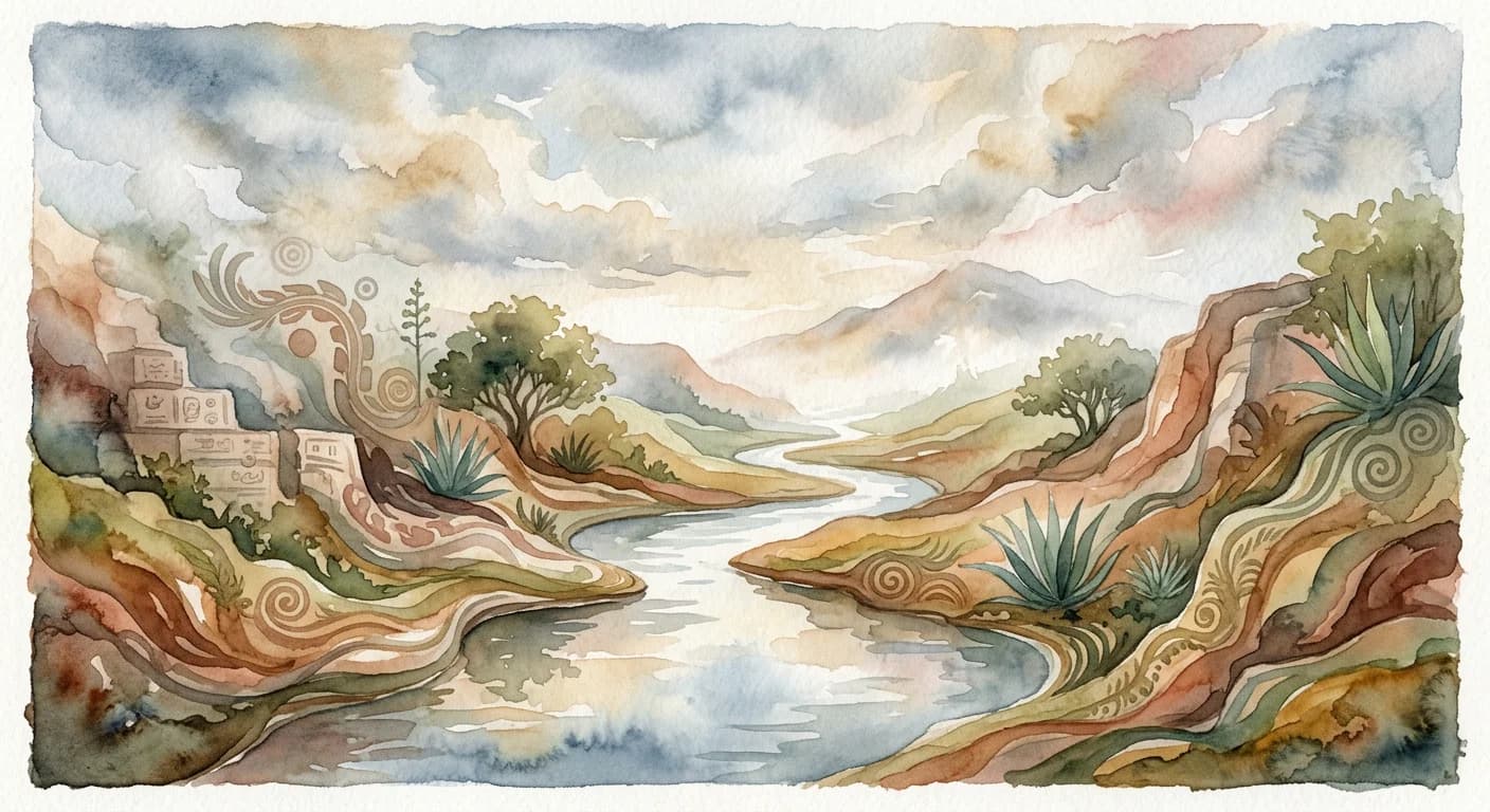 Artistic representation of ollin