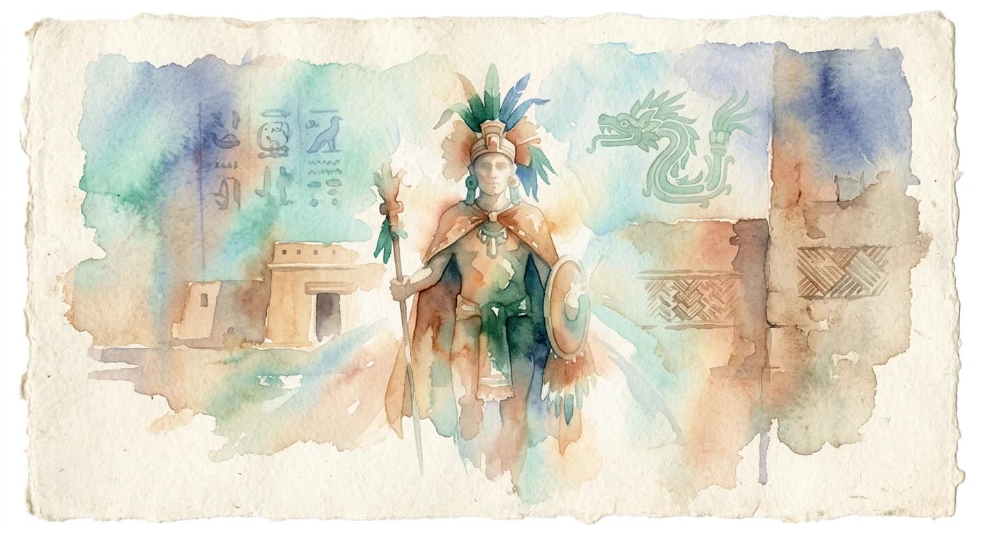Artistic representation of teixiptla