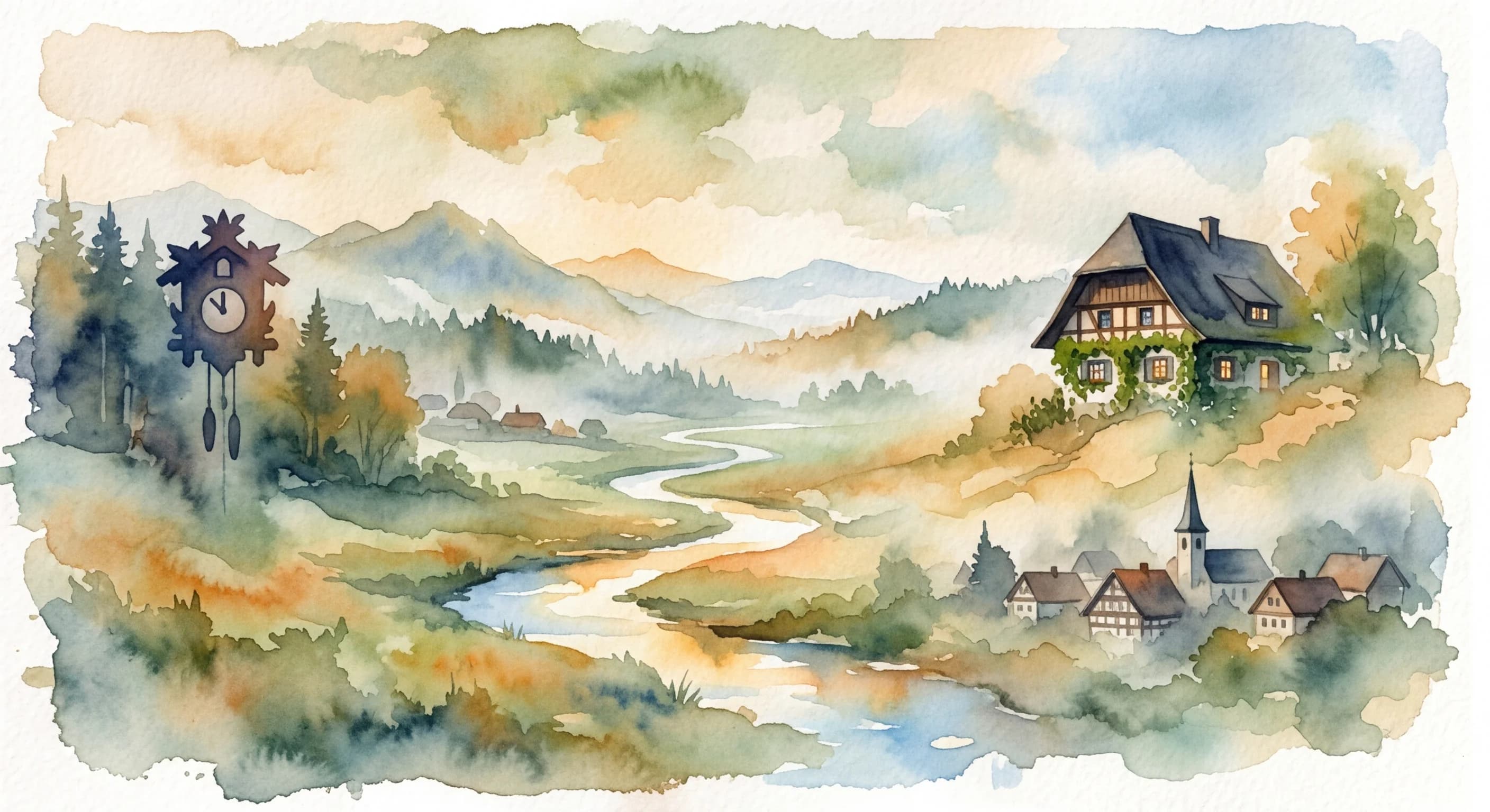 Artistic representation of Heimat