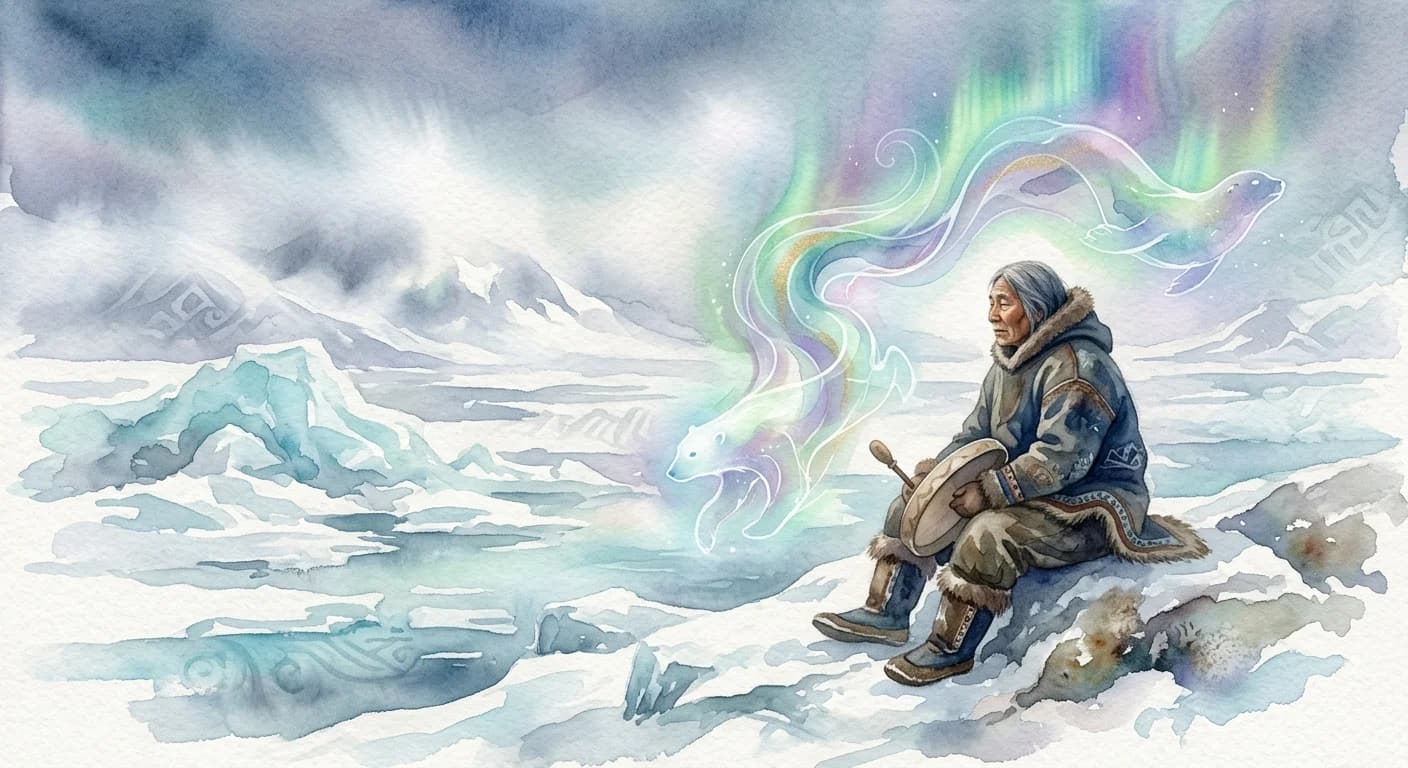 Artistic representation of Tuurngaq