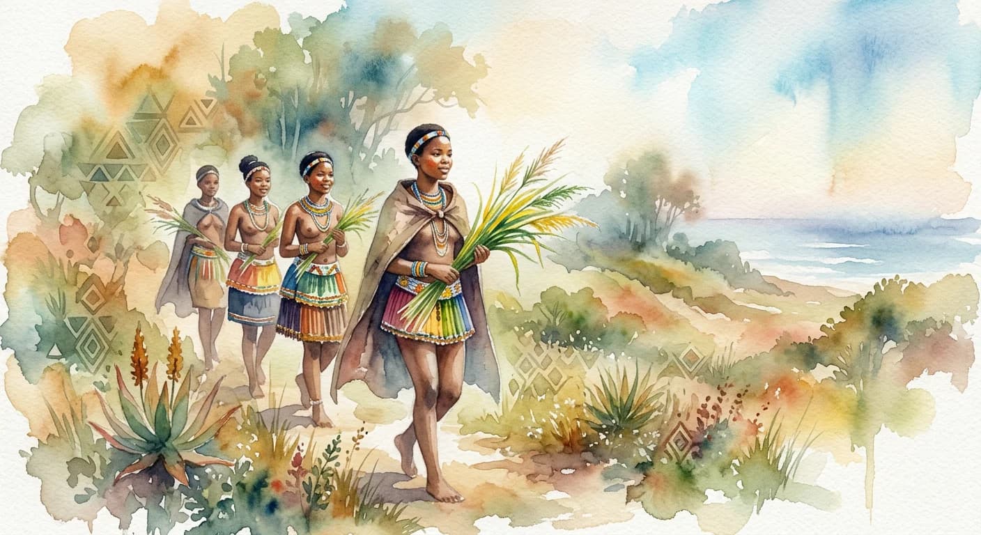 Artistic representation of Umhlanga