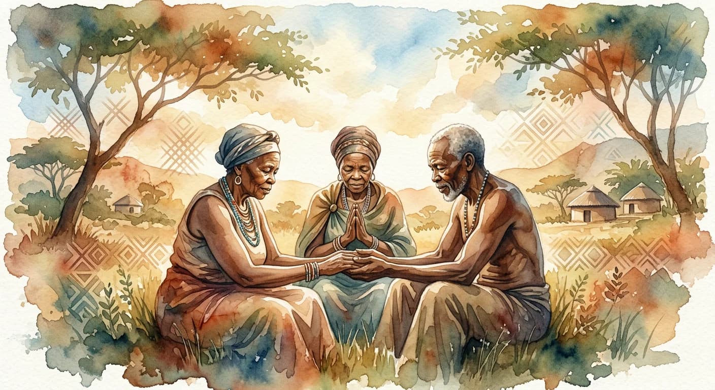 Artistic representation of Ukuhlonipha