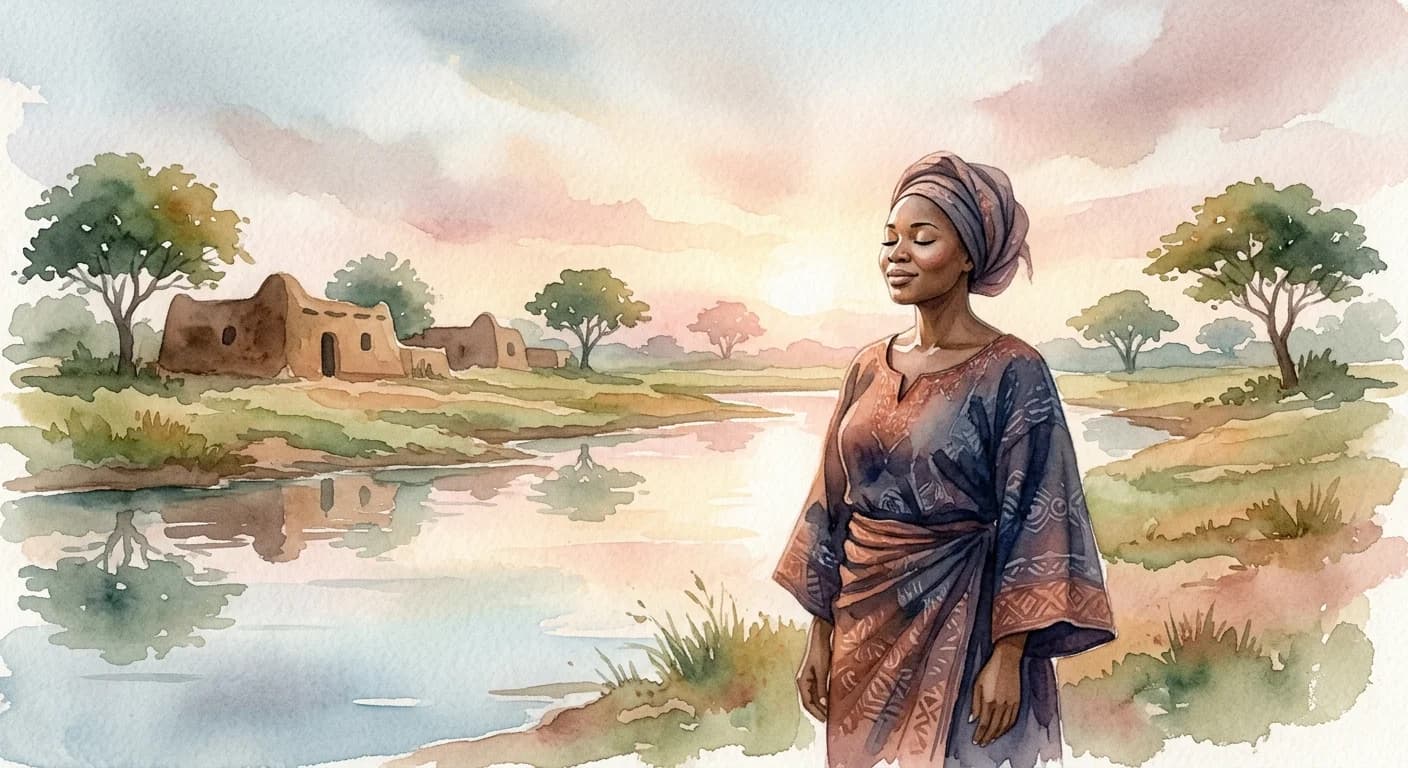 Artistic representation of Àlàáfíà