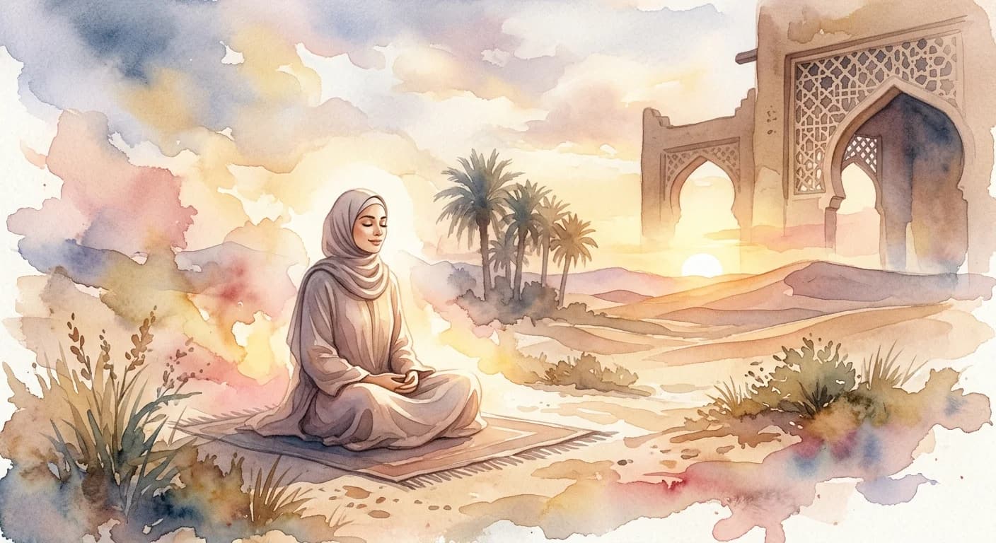 Artistic representation of Sakinah