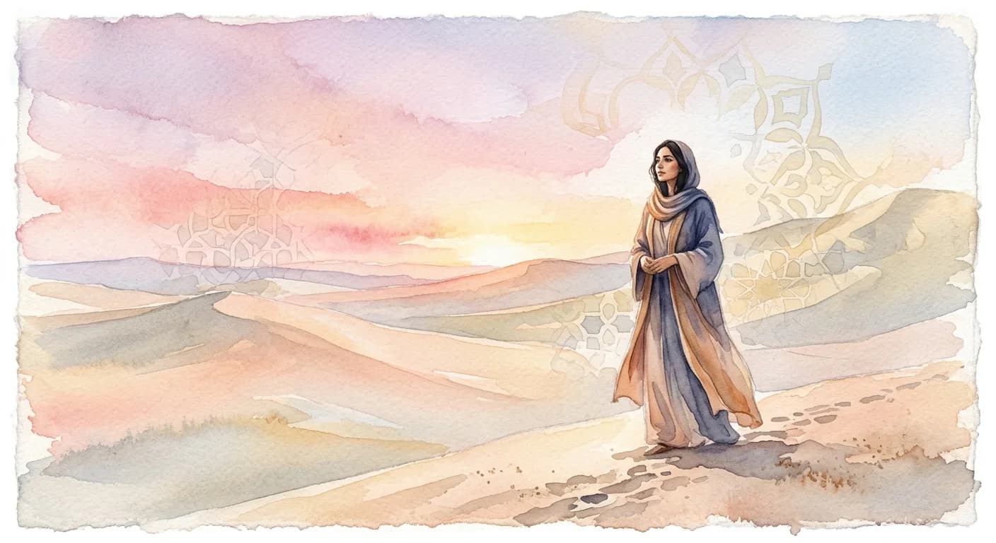 Artistic representation of Sabr
