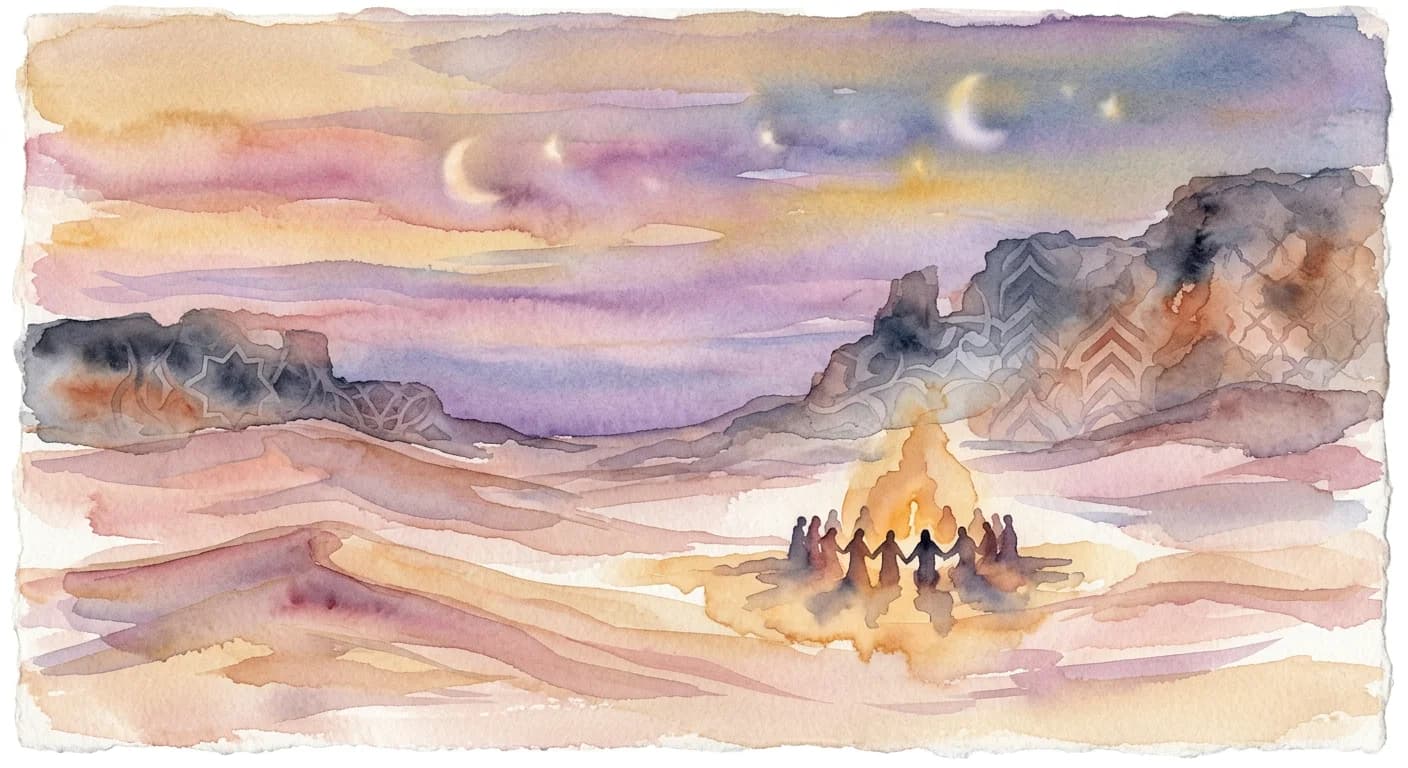 Artistic representation of Asabiyyah