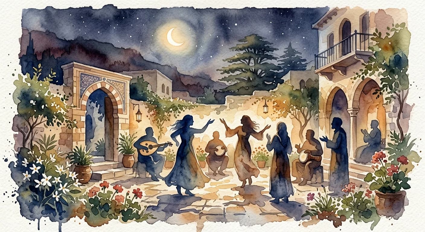 Artistic representation of Zajal