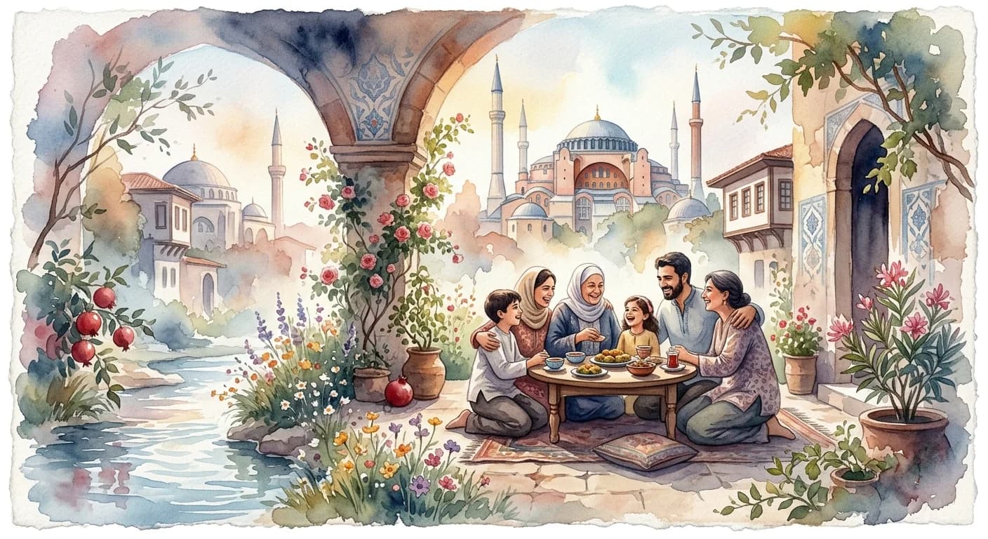 Artistic representation of Bayram
