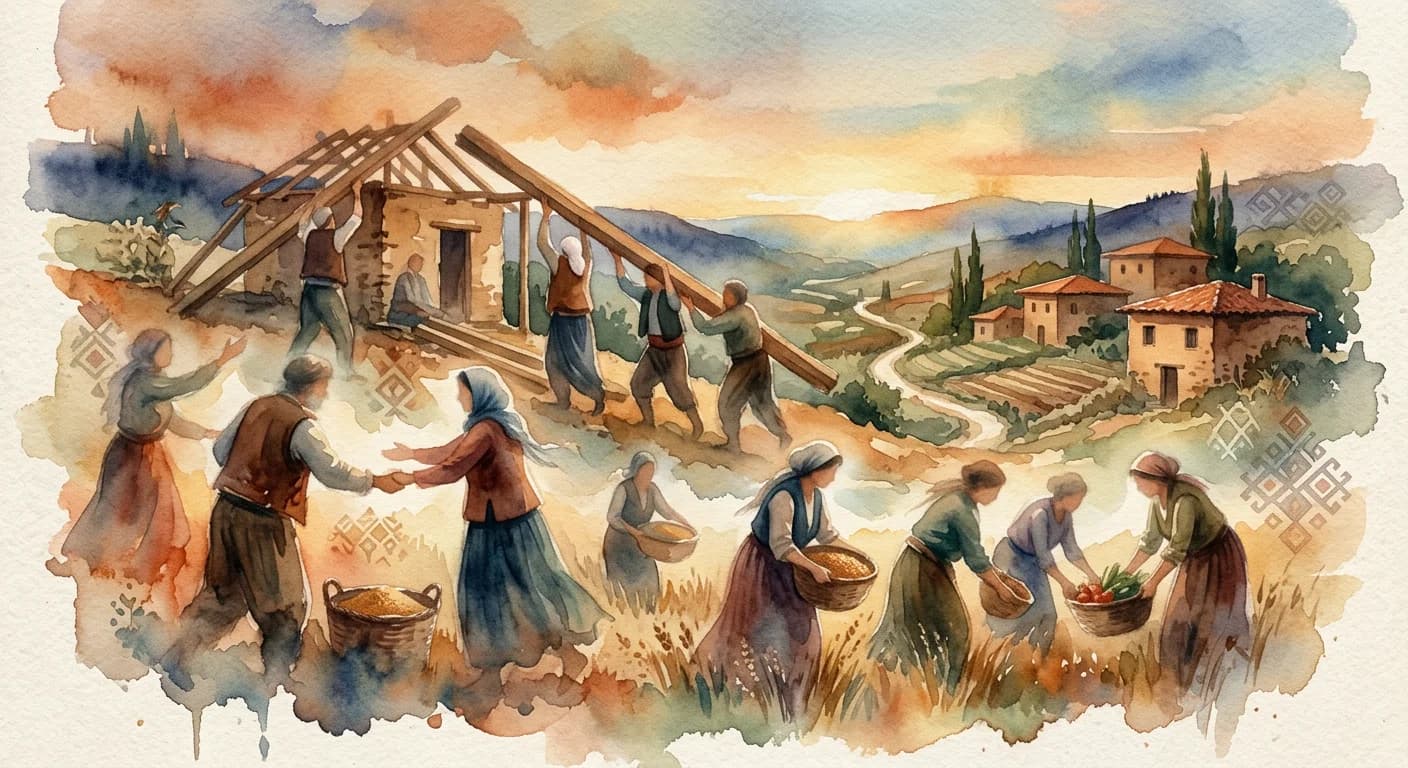 Artistic representation of İmece