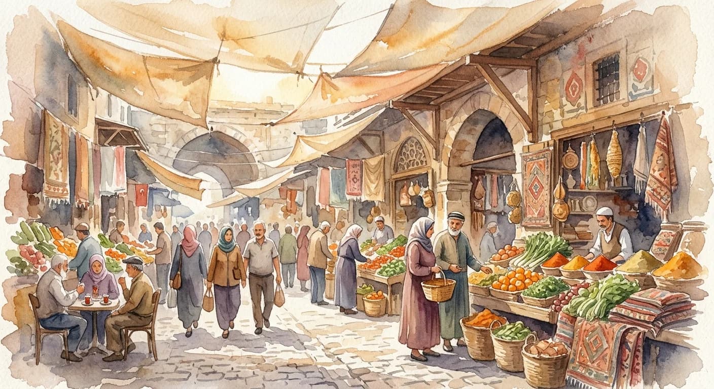 Artistic representation of Pazar keyfi