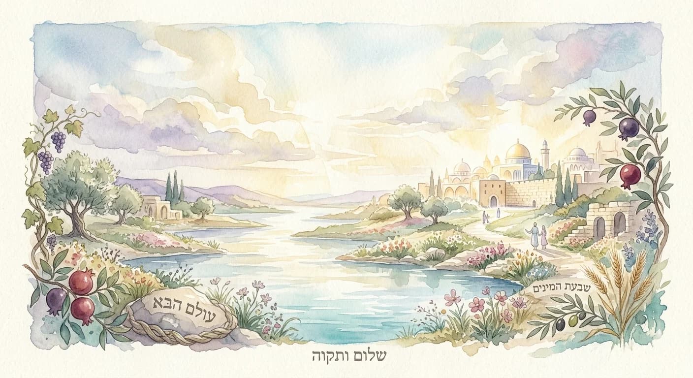 Artistic representation of Olam HaBa