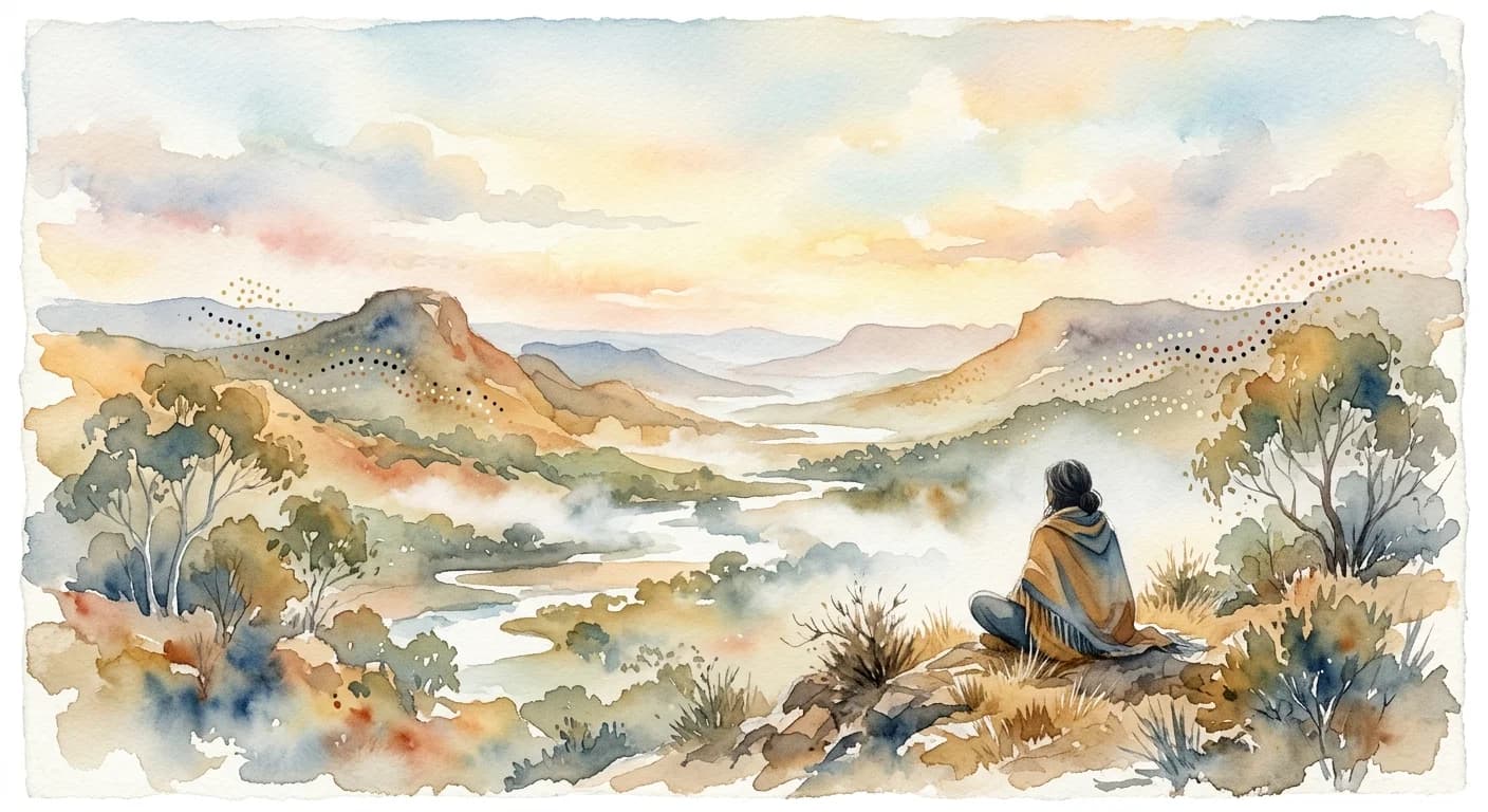 Artistic representation of Dadirri