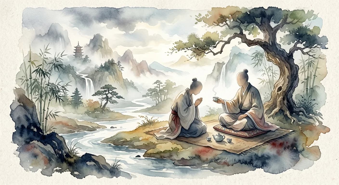 Artistic representation of Guanxi