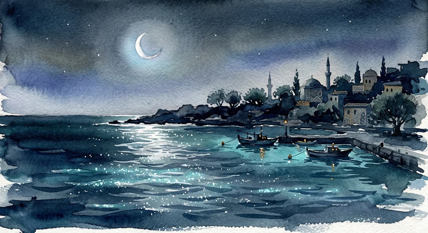 Artistic representation of Yakamoz