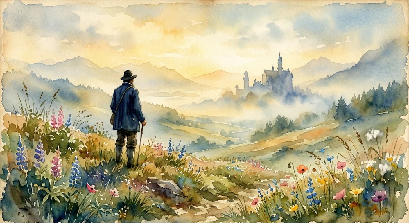 Artistic representation of Erlebnis