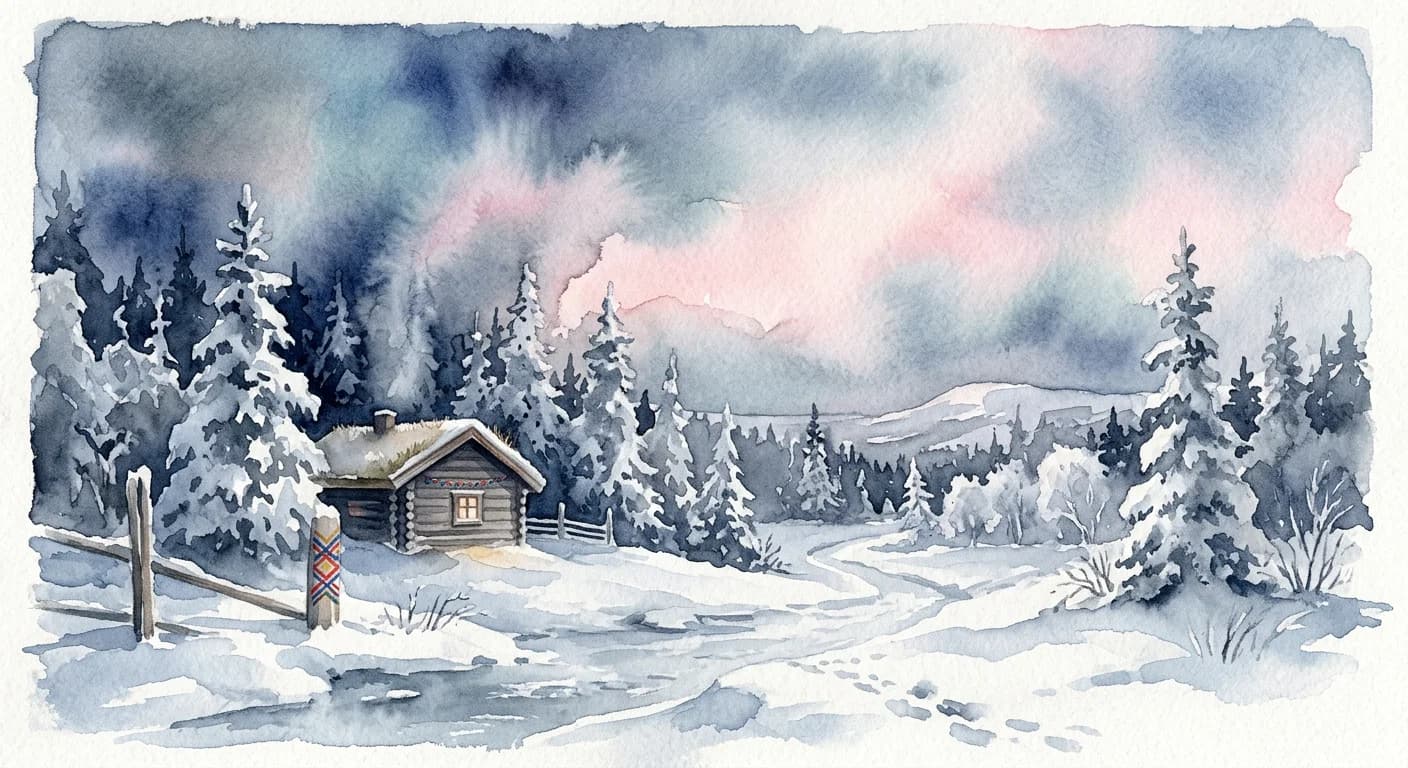 Artistic representation of Kaamos