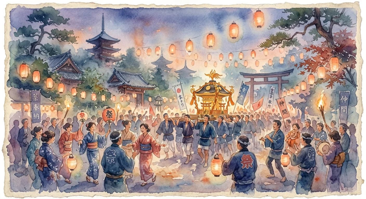 Artistic representation of Matsuri