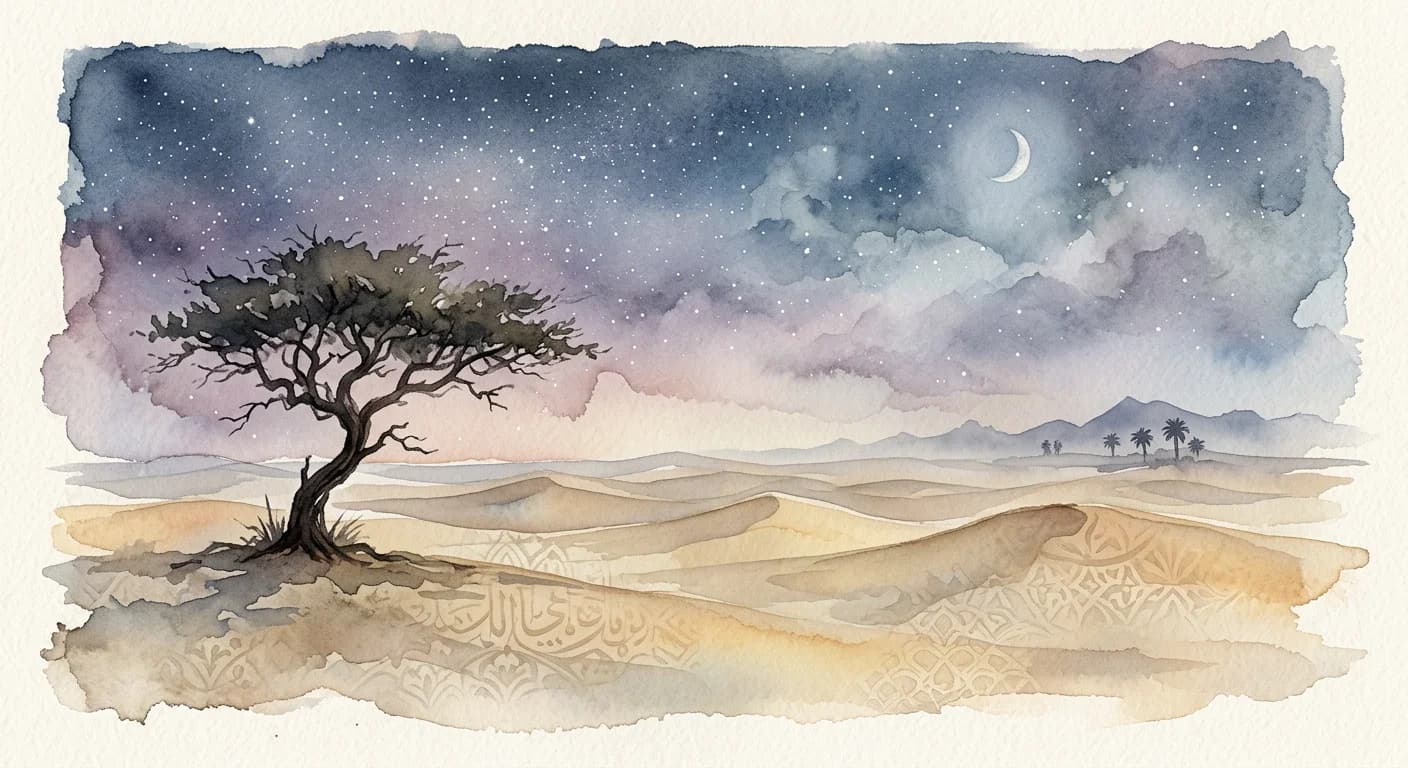 Artistic representation of Qadr