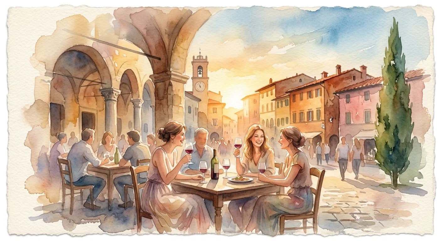 Artistic representation of Saper vivere