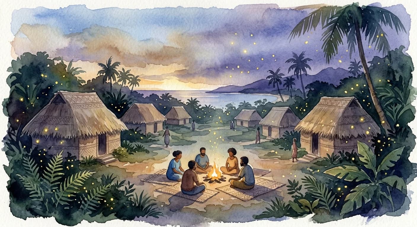 Artistic representation of Talanoa