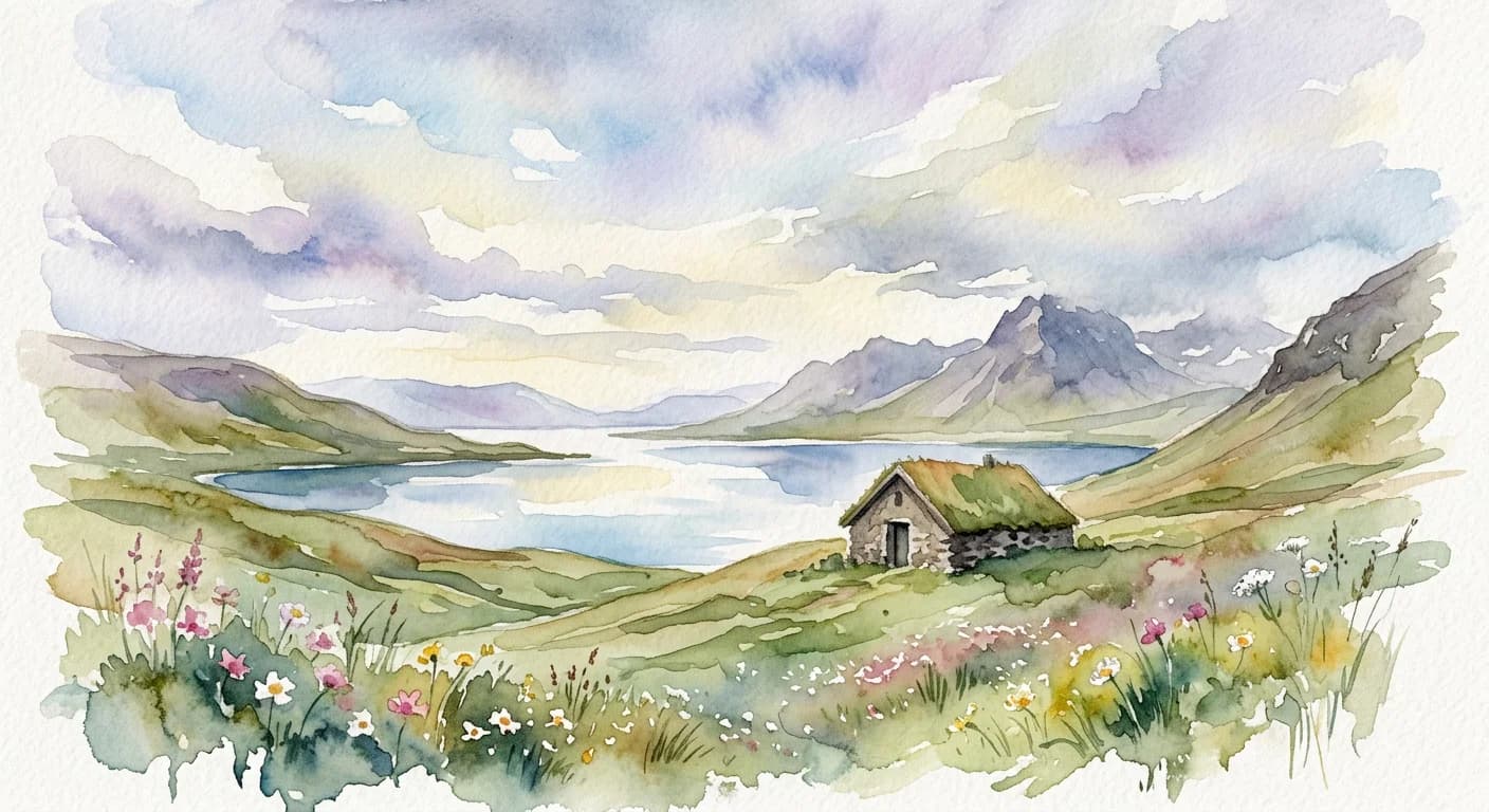 Artistic representation of Þetta reddast
