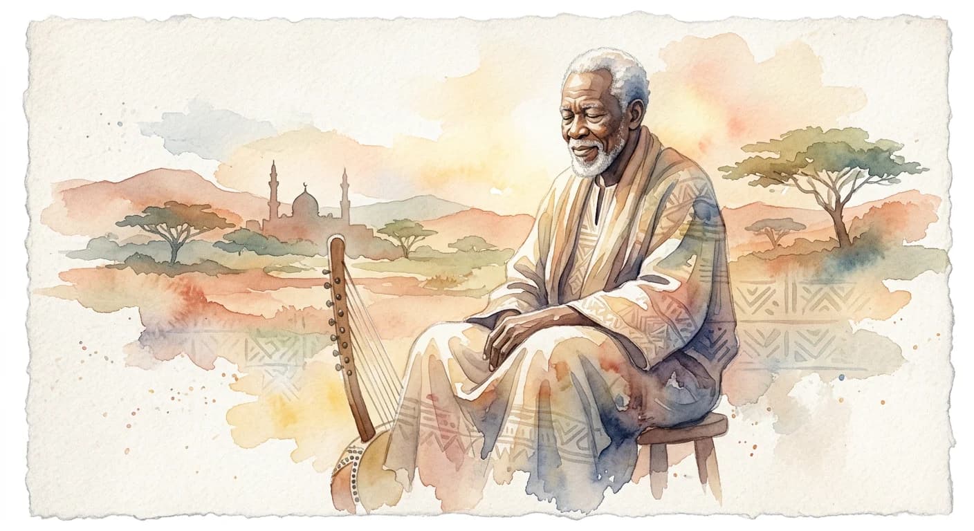 Artistic representation of Griot
