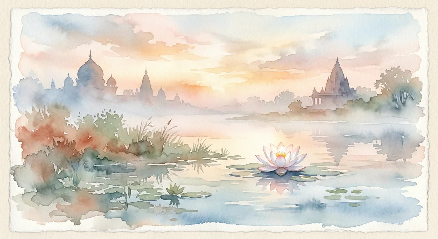 Artistic representation of Moksha