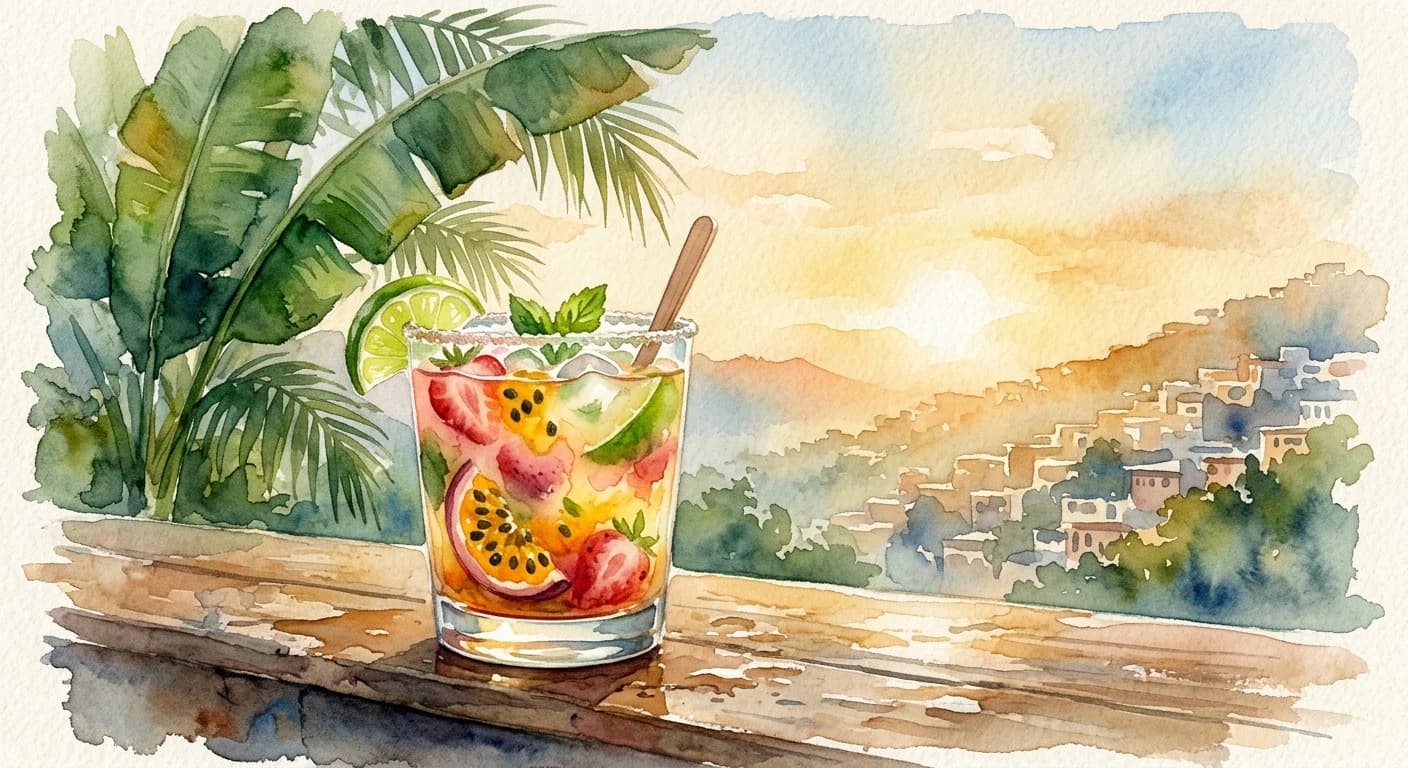 Artistic representation of Caipifruta