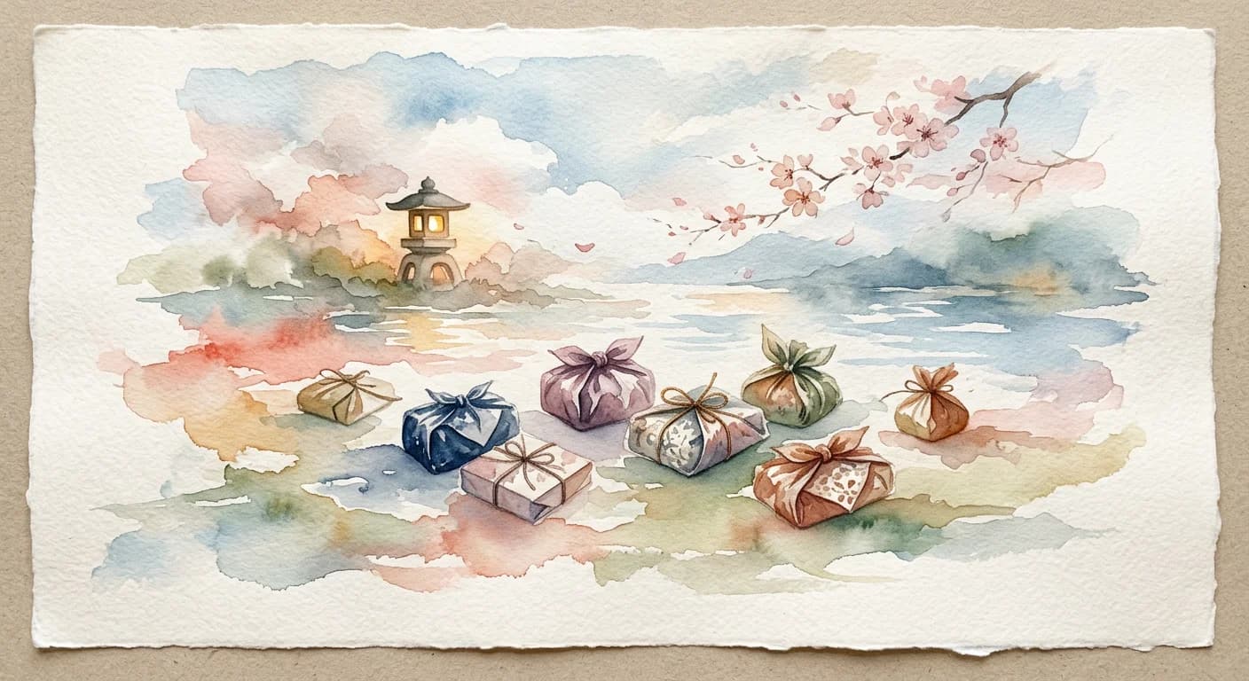 Artistic representation of Omiyage