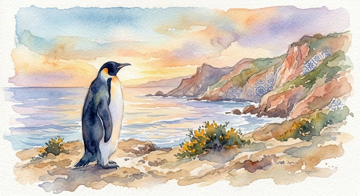 Artistic representation of Pingüino