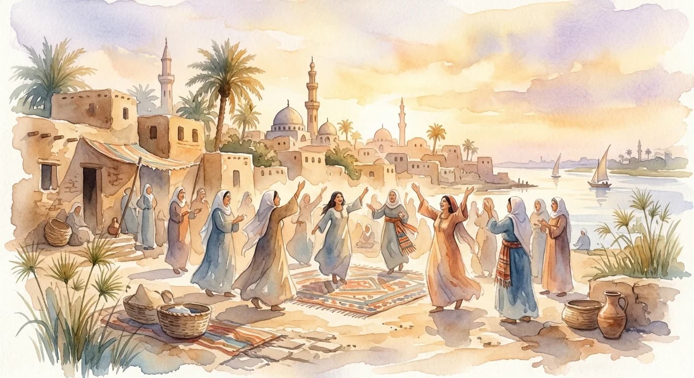 Artistic representation of Zaghrouda