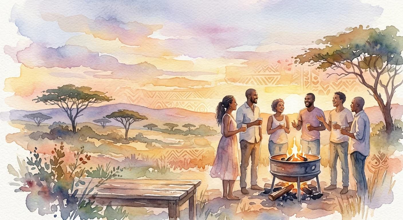 Artistic representation of Braai