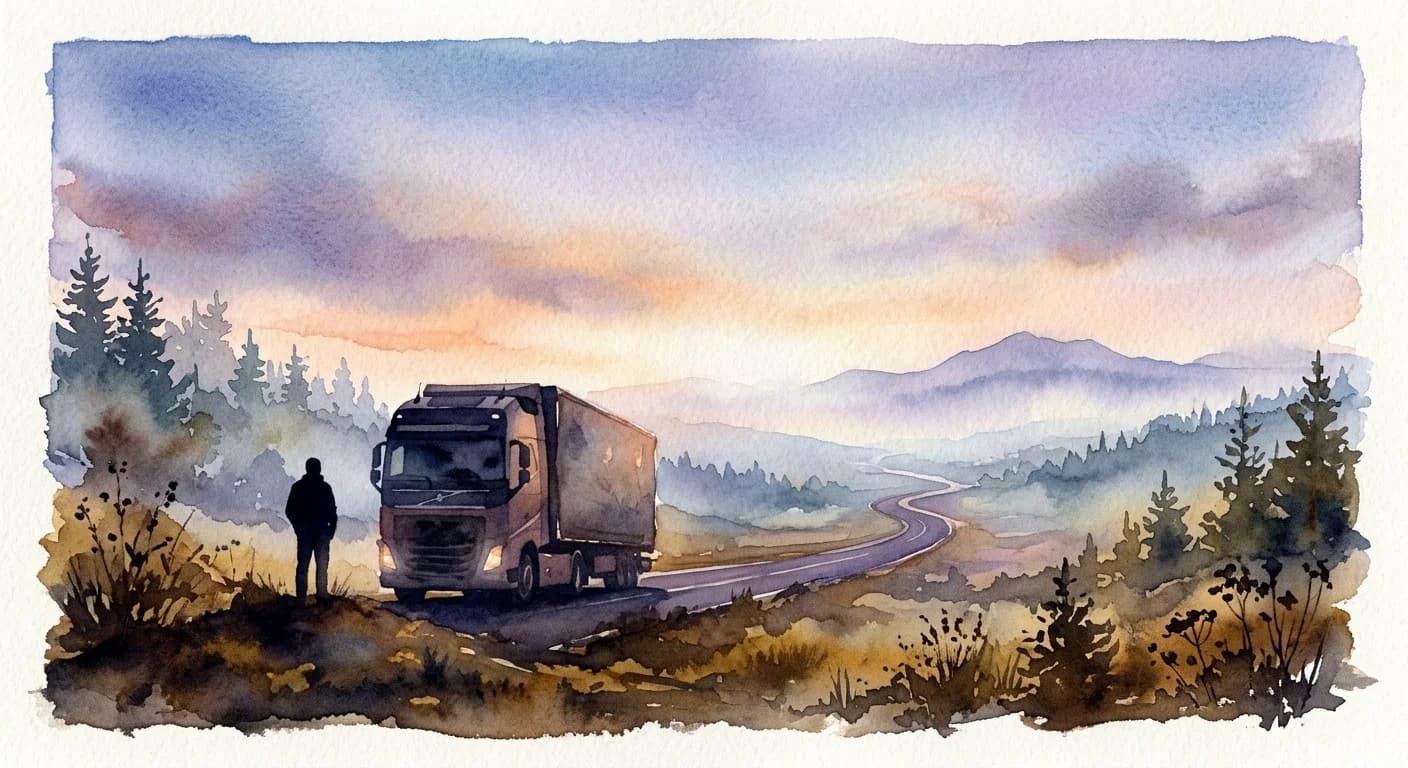 Artistic representation of Fernfahrer