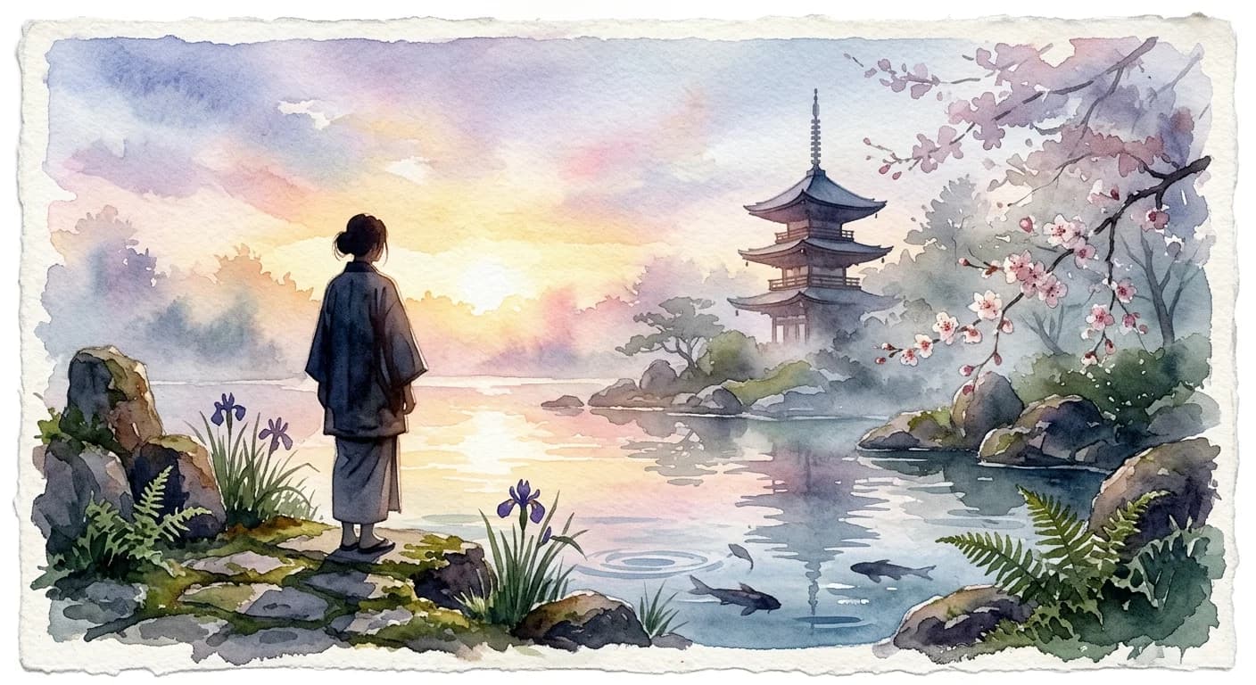 Artistic representation of Ganbatte